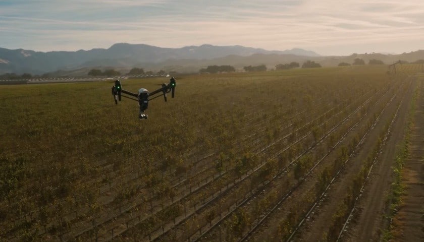 Aerial photography drone